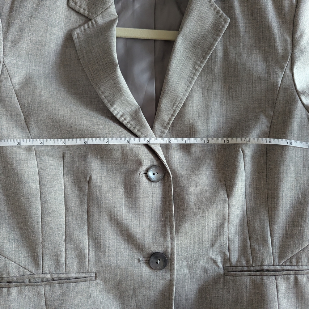 Calvin Klein Women's Gray Blazer - Picture 9 of 9